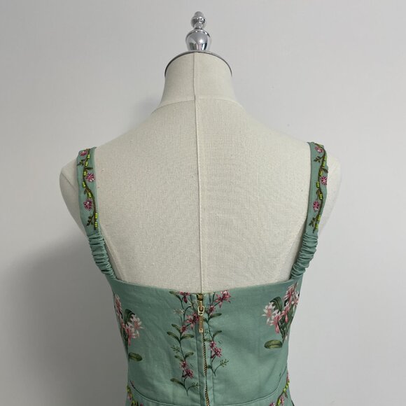 Agua By Agua Bendita Green Floral Maxi Dress - Picture 8 of 11